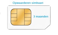 Opwaarderen simkaart_3mnd